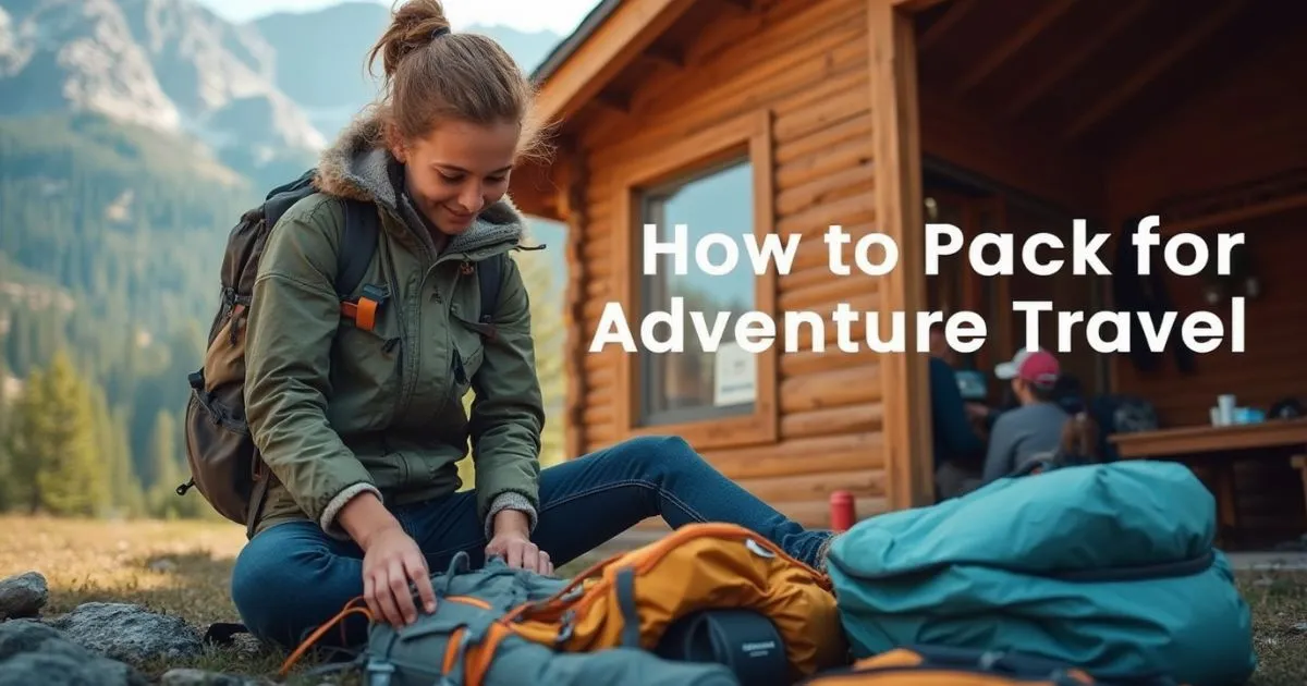 How to Pack for Adventure Travel